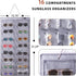 Sunglasses Organizer Storage - 16 Slots Glasses Storage Wall Pocket Display Hanging on Door, Eyewear Display, Dust-Proof...