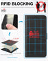 TUCCH Case Wallet for iPhone XR, Kickstand RFID Blocking Credit Card Slot PU Leather Folio Phone Cover with Wireless Charging [Shockproof TPU Shel...