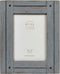Prinz Homestead 5-Inch by 7-Inch Rustic Wood Picture Frame in Distressed Finish, Tabletop or Wall Mount, Gray...