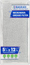 Microwave Filter Replacement 5.78" x 12.91" Fits W10208631A Whirlpool Microwave Filter - Aluminum Mesh Screen Grease Filters - Freshens and Filter...