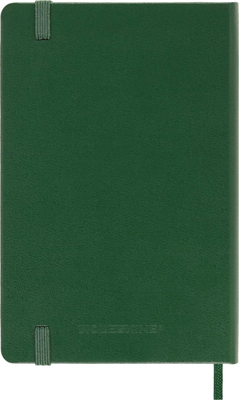 Moleskine Notebook, Pocket, Ruled, Myrtle Green, Hard Cover (3.5 x 5.5)...