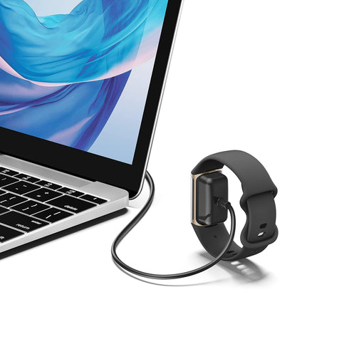 Meliya Charger Cable for Fitbit Charge 6/Charge 5/Luxe,Fast Charging with Reset Button Replacement USB Cord Accessories for Luxe/Charge 5/Charge 6...