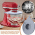 Mixer Bowl Cover for KitchenAid Tilt-Head Stand Mixer 5 Quart Glass Bowl, K5GB Mixer Splash Guard with Ingredient Pouring Window, Mixer Accessorie...