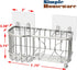 Simple Houseware Stainless Steel 6 Slots Toothbrush Holder Adhesive Wall Organizer, Chrome...
