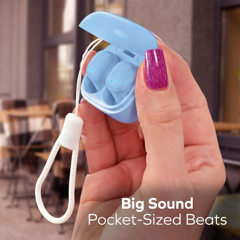 Coby Mini True Wireless Earbuds | Compact Lightweight in-Ear Headphones w/Case | World’s Smallest Wireless Ear Buds w/Built-in Mic | Wireless Head...