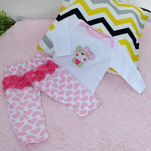 MAIHAO Reborn Baby Dolls Clothes for 17-22 Inch Newborn Baby Doll Girl, Baby Doll Clothes Outfit Accessories fit 17-22 Inch Baby Doll Girl?Cute Be...