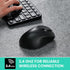 Perixx PERIMICE-621B Wireless Mouse - Silent Click with Ergo Design - Compatible for Desktop and Laptop PC - Wireless 2.4 GHz - Black...