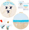 Embroidery Kit for Beginner Adults, Stamped Cross Stitch kits for Adults Beginners, Ocean Hand Embroidery Starter Needlepoint Kit, 2 Set Embroider...