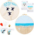 Embroidery Kit for Beginner Adults, Stamped Cross Stitch kits for Adults Beginners, Ocean Hand Embroidery Starter Needlepoint Kit, 2 Set Embroider...