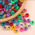 Large Hole Beads 500pcs Spacer Beads Letter Beads for pens European Craft Beads for Jewelry Making DIY Bracelet dian...