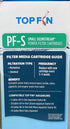 Top Fin Silenstream PF-S Small Filter Cartridges (6 Count) Refill for PF10 Power Filters (5.5in x 3.1in)...