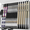 Nicpro 34PCS Art Mechanical Pencils Set, Metal Drafting Pencil 0.3 mm & 0.5 mm & 0.7 mm & 0.9 mm & 2PCS 2mm Lead Holder (6B 4B 2B HB 2H 4H Colors)...
