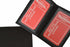 MARSHAL Slim Thin Leather Credit Card ID Mini Wallet Holder Bifold Driver's License Safe...