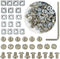 150 sets Screws Nuts Kit for 2020 Series Conrner Bracket Connector,150Pcs M5 T Nuts+150Pcs M5 x 8mm Hex Socket Head Screws for Aluminum Profile Ac...