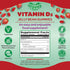 Vitamin D3 Jelly Bean Gummies for Adults, Immunity Support, 2000 IU Vitamin D, Nutritional Vegetarian Supplements, 120 Strawberry Blast Jelly Bean...