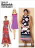 Butterick B6653A5 Fast and Easy to Sew Women's Pullover Knit Dress Sewing Patterns Sizes 6-14...