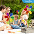 4Pcs Pinwheels for Yard and Garden,11 inch Colorful Flower Rainbow Garden Windmill,Bulk Wind Lawn Pinwheels Yard Windmills,Toys(2Pack Butterfly+2P...