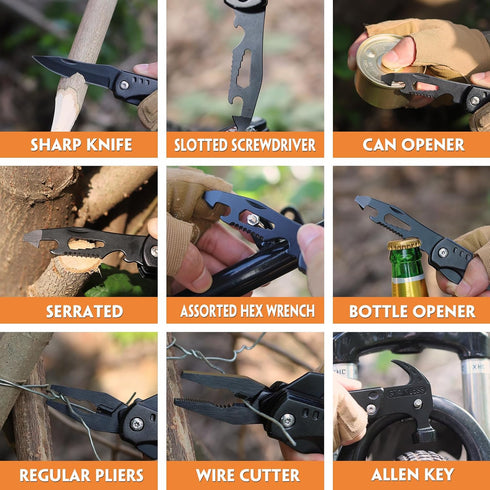 Stocking Stuffers for Men Multitool Gifts - Gifts for Men, Birthday Gifts for Men, Dad, Husband - Mens Stocking Stuffers, Christmas Men Gift Ideas...