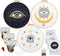 Anidaroel 3 Sets Evil Eye Embroidery Starters Kit for Beginners, Stamped Cross Stitch Kits for Beginners Adults Include Embroidery Cloth, Embroide...
