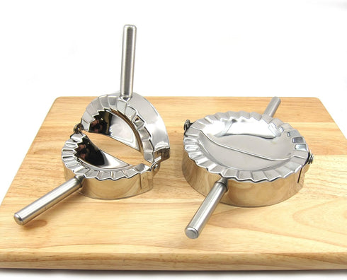 Best Utensils Stainless Steel Ravioli Mould Pierogi Dumpling Maker Wrapper Pastry Dough Cutter Kitchen Accessories (M: 4 inch)...