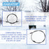 HAKATOP Snow Thrower Chute Deflector Control Drive Cable Replaces Husqvarna 532420673 585271701 AYP 178674...