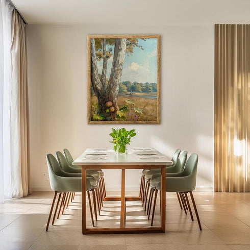 Posterizer 1 pcs-serene countryside scene in oil painting style 3-Collectibles & Fine Art-Landscape & Nature Art- Gift for Men Women Entrepreneur ...