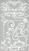 Aleks Melnyk No.3 Metal Journal Stencil, Wood Burning, Flowers and Vines, Ornament, Vintage, Finds Small Stencil Patterns, Pyrography, Engraving, ...
