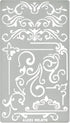 Aleks Melnyk No.3 Metal Journal Stencil, Wood Burning, Flowers and Vines, Ornament, Vintage, Finds Small Stencil Patterns, Pyrography, Engraving, ...