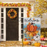 Welcome Fall Pumpkin Small Decorative Garden Flag, Autumn Beach Coastal Coral Leaves Yard Lawn Outside Decor, Thanksgiving Nautical Crab Starfish ...