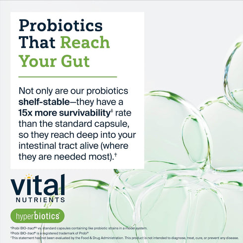 Hyperbiotics Vital Nutrients Prebiotic and Probiotic for Women and Men | 60 Billion CFU | Pre and Probiotics Supports Digestive Health, Constipati...