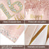 16th Birthday Door Banner Decorations for Girls, Pink Rose Gold Sweet 16 Birthday Door Cover Backdrop Party Supplies, Large Happy Sixteen Year Old...