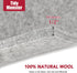 Wool Pressing Mat for Quilting, 100% Wool from New Zealand, Portable Felted Wool Ironing Mat Pad Blanket for Quilter, Sewing, Quilting Supplies an...