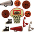 Buttons Galore 50+ Assorted Sports Buttons for Sewing & Crafts - Set of 6 Button Packs...