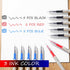 RIANCY Gel Pens Ballpoint Pens Liquid Ink Rollerball Black Gel Ink Pens Quick Drying 0.35 mm Japanese Style Pen Extra Fine Point Pens Blue Pens Re...
