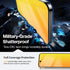 Privacy Screen Protector for iPhone 14 / iPhone 13 / iPhone 13 Pro, Anti-Spy Tempered Glass Gradient Colorful Private Mirror Anti Bluelight Full C...