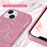 MATEPROX Compatible with iPhone 13 mini case,iPhone 12 Mini Cases Bling Sparkle Cute Girls Women Protective Case(Pink)...
