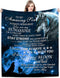 to My Son Blanket from Mom | Super Soft Fleece Throw Blankets 50x40 Inches | Birthday & Back to School Gift Ideas for Boys...
