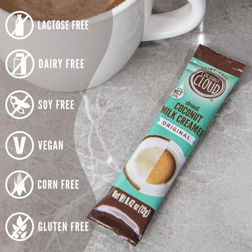 Coconut Cloud: Dairy-Free Coffee Creamer | Minimally Processed, Shelf Stable. Made from Coconut Powdered Milk. | Vegan, Gluten Free, Non-GMO. (Hom...
