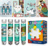Mini Jigsaw Puzzles for Adults 150 Pieces(4 Packs) Small Jigsaw Puzzle Challenging Micro Puzzle Difficult Tiny Puzzle Home Decor Entertainment 6x4...