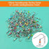 120pcs Hypoallergenic Earring Hooks for Jewelry Making,Ear Wires Fish Hooks French Wire Hooks Colorful Fish Hook Earrings French Ear Wires for DIY...