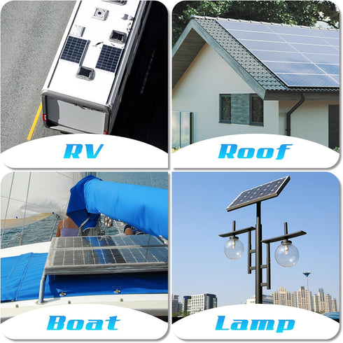 12 Pairs Solar Panel Connectors, IP67 Waterproof, 1000V 30A, 24PCS Solar Connectors (Male & Female) + 24PCS Solar Connector Pins (Male & Female) +...