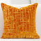 Alerfa Square Geometrical Plaid Striped Cut Velvet Throw Pillow Cover 20x20 Inch Luxury Modern Decorative Accent Pillow Cover for Couch Living Roo...