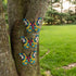 Scwhousi Metal Butterfly Mexican Pottery Outdoor Decor,Talavera Garden Decor,Butterfly Wall Art Set of 3,Butterfly Wall Sculpture Hanging Decorati...