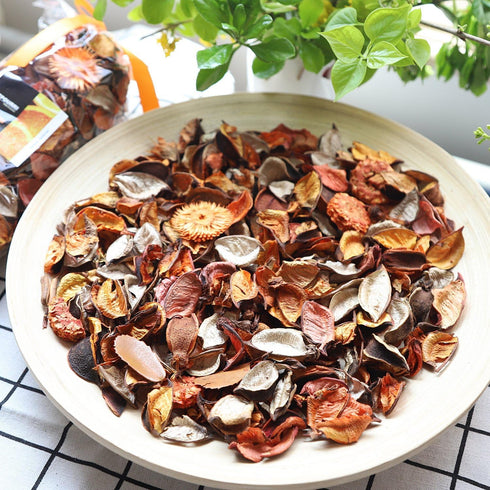 Qingbei Rina Fall Potpourri Bags,Orange Scented Potpourri Dried Flowers, Autumn Decorative Bowl Vase Filler,Home Fragrance,Harvest Farmhouse Bathr...