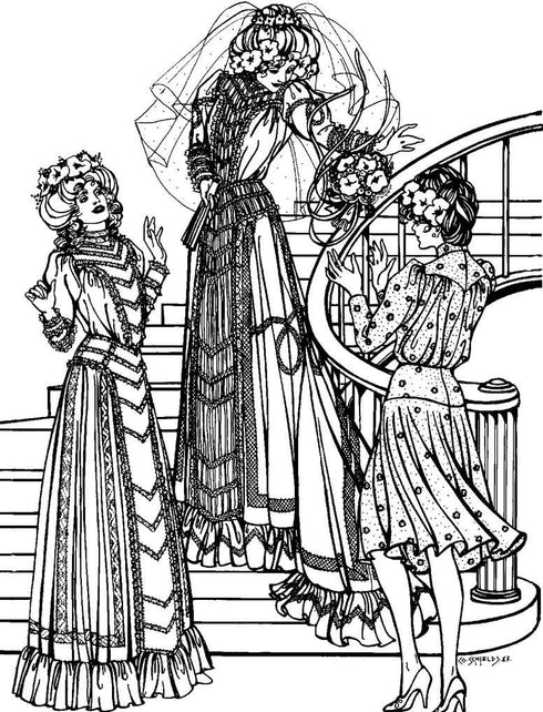 Folkwear Vintage Wedding Dress Edwardian Bridal Gown & Afternoon Dress #227 Sewing Pattern (Pattern Only)...