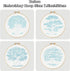 Sivilife Embroidery Starter Kit for Beginners, 4 Sets Stamped Cross Stitch Kits for Adult, Seasonal Tree Pattern Hand DIY Kits with 2 Embroidery H...
