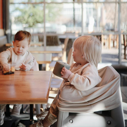 mushie Silicone Snack Cup | Spill Proof Food Container for Toddler and Baby (Dried Thyme)...