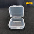 48 Pcs Clear Small Plastic Storage Containers Anti Oxidation Transparent Jewelry Storage Holder for Small Item Craft, Beads, Pills, Ear Studs, Nec...