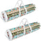 Wrapping Paper Storage Bags - Set of 2 Clear Totes with Handles for Organizing 30-Inch Rolls of Holiday, Birthday, and Christmas Wrap by Elf Stor...