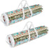 Wrapping Paper Storage Bags - Set of 2 Clear Totes with Handles for Organizing 30-Inch Rolls of Holiday, Birthday, and Christmas Wrap by Elf Stor...